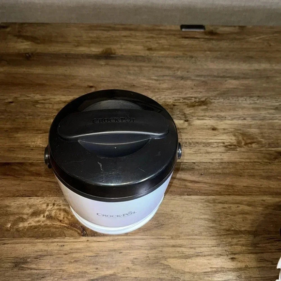 Crockpot Electric Lunch Box, Portable Food Warmer On-the-Go, 20oz Black/White - Picture 3 of 15